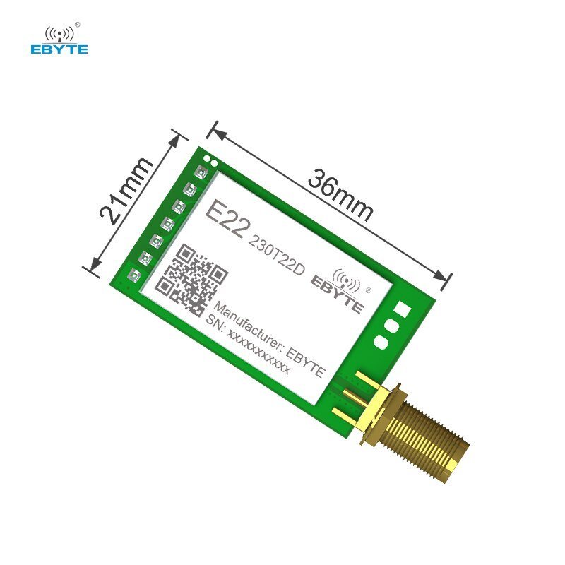 EBYTE E22 - 230T30D - V2 SX1262 LoRa Wireless Module Low Power Consumption Long Distance 220 - 236MHz SMA - K DIP LoRa Module - IOT Module Shop Manufacturer Factory