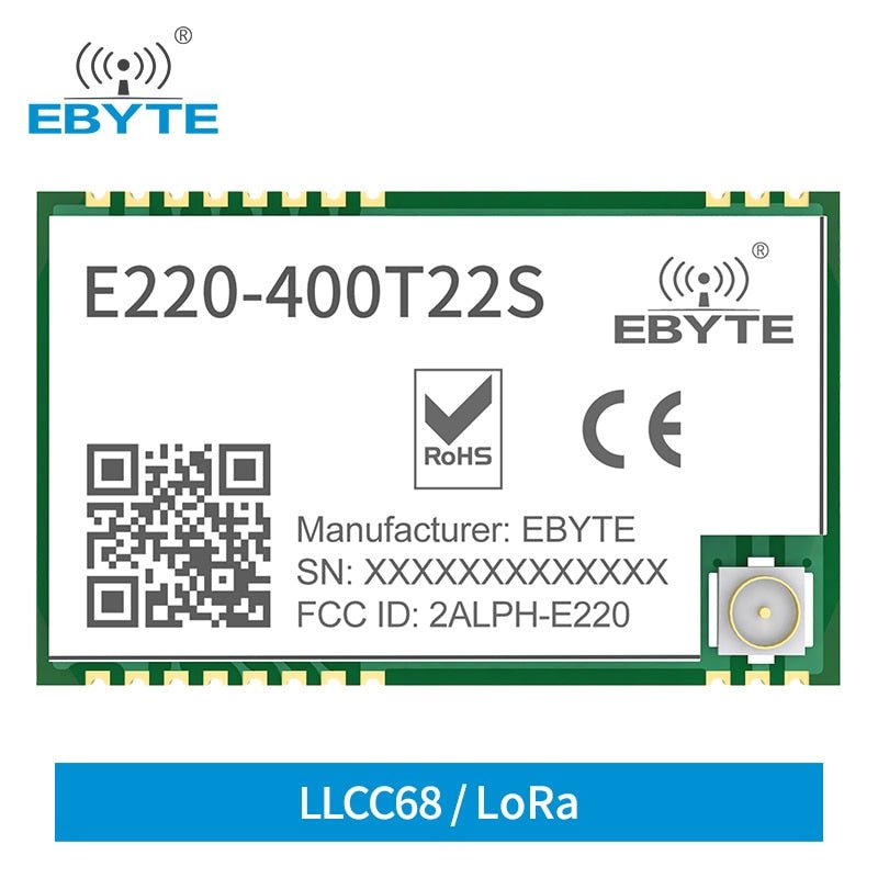 LoRa Module 433MHz 470MHz 22dBm UART Wireless Transmitter Receiver ...