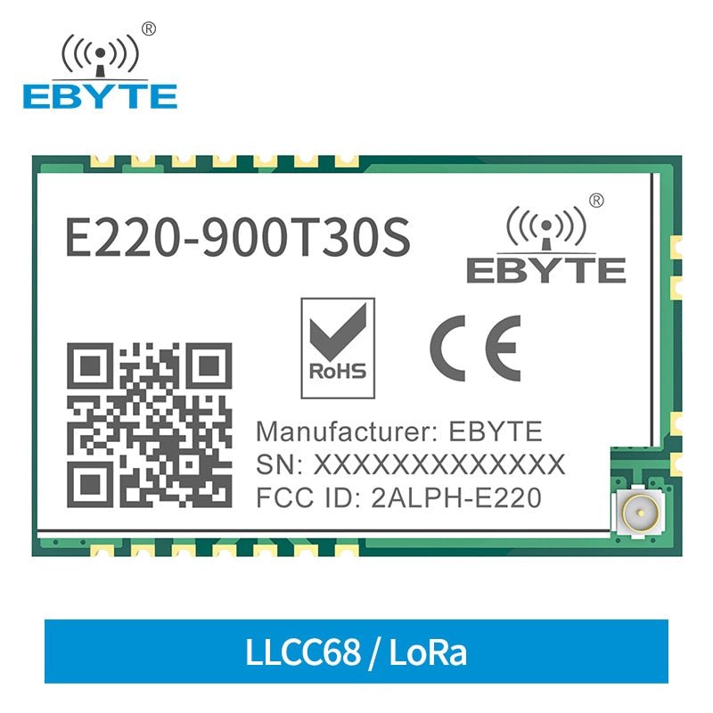 llcc68 lora module testing board cdebyte... EBYTE E220-900T30S LLCC68 LoRa wireless serial port module Module LoRa ...