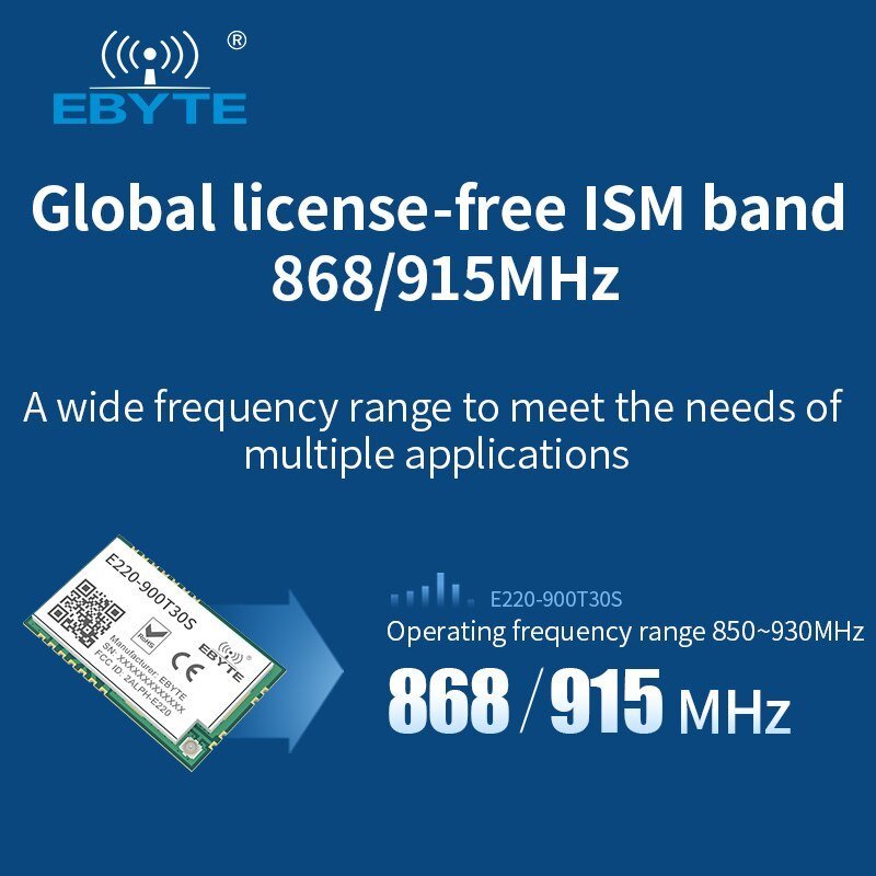 EBYTE E220 - 900T30S LLCC68 LoRa wireless serial port module Module LoRa spread spectrum technology - IOT Module Shop Manufacturer Factory