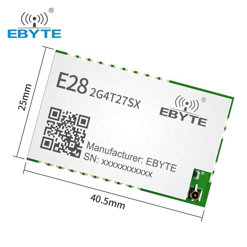 Ebyte E28 - 2G4T27SX SX1281 LoRa Wireless Module 2.4G FLRC GFSK Wireless Serial Port Module 500mW Long Range Wireless Transceiver - IOT Module Shop Manufacturer Factory