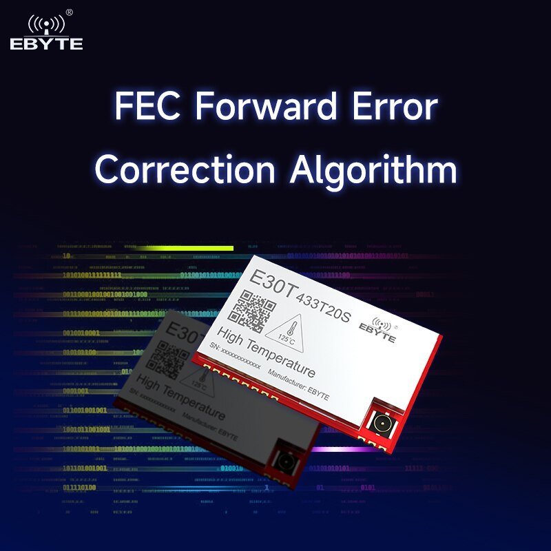 EBYTE E30T - 433T20S(125℃) Wireless Serial Port Module 150 degrees High temperature Resistance 425~450.5MHZ 20dBm IPEX FEC RSSI 3.5KM SMD - IOT Module Shop Manufacturer Factory