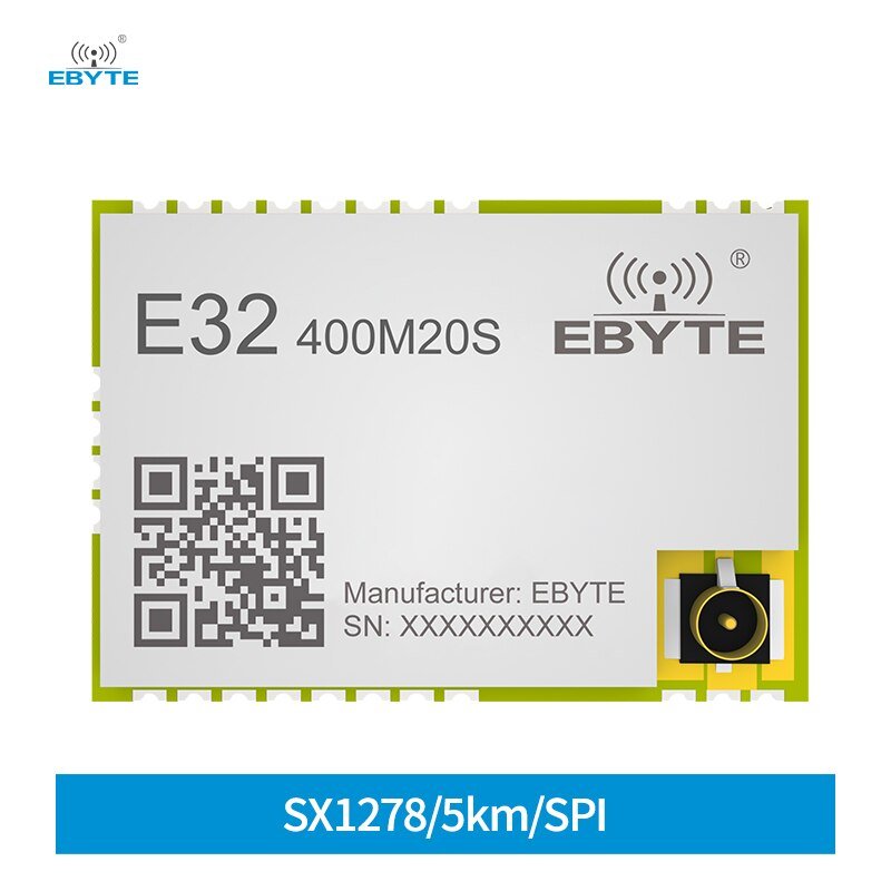 EBYTE E32 - 400M20S 433/470MHZ SX1278 LoRa Wireless Module 5KM IPEX/Stamp Hole Antenna SPI Interface SMD LoRa Spread Spectrum Module - IOT Module Shop Manufacturer Factory