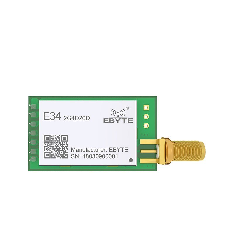 Ebyte E34-2G4D20D-V2.0 nRF24L01P UART RF Module 2.4GHz 20dBm Long ...