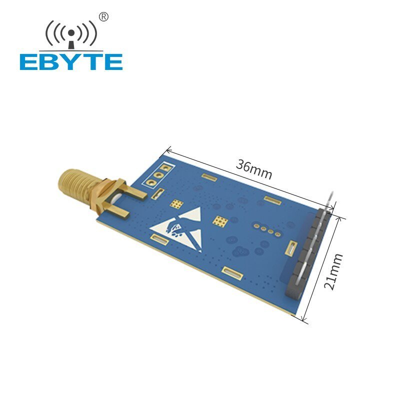 Ebyte E34-2G4H20D Nrf24l01 Wireless Audio Transmitter 24ghz Antenna Spi ...