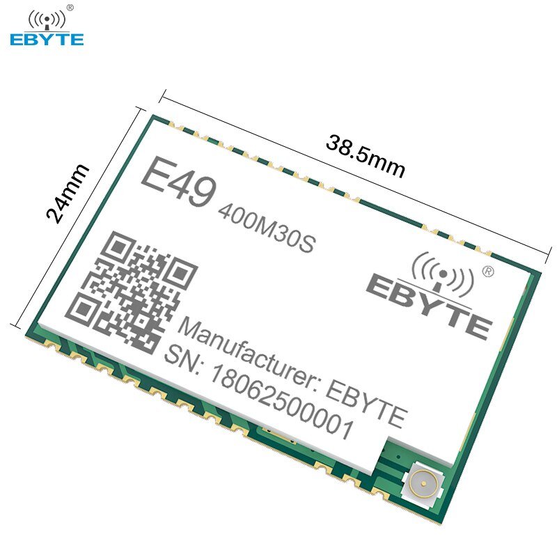 EBYTE E49 - 400M30S CMT2300A Wireless Data Transmission Module 433MHz 470MHz 30dBm 5.5km IPEX/Stamp Hole Low Power Receiver Module - IOT Module Shop Manufacturer Factory