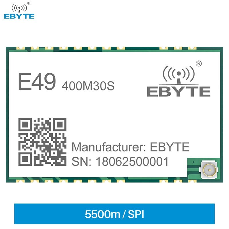 EBYTE E49 - 400M30S CMT2300A Wireless Data Transmission Module 433MHz 470MHz 30dBm 5.5km IPEX/Stamp Hole Low Power Receiver Module - IOT Module Shop Manufacturer Factory