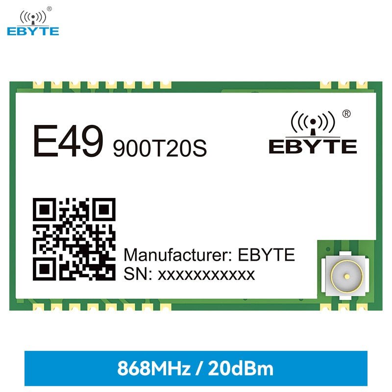 Ebyte E49 - 900T20S Wireless Module 20dBm Long Range 2.5km Low Power Consumption IPEX/Stamp Hole Antenna Data Transmission Module - IOT Module Shop Manufacturer Factory