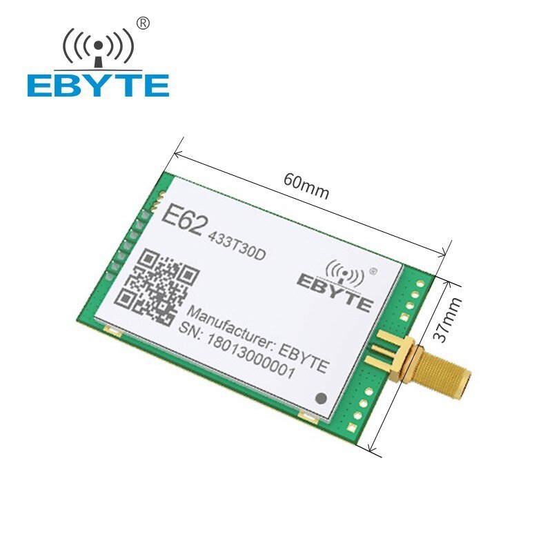 EBYTE E62 - 433T30D Wireless Module 433Mhz Full Duplex FHSS UART 30dBm 1W Long Distance Wireless Transmitter And Receiver Module - IOT Module Shop Manufacturer Factory