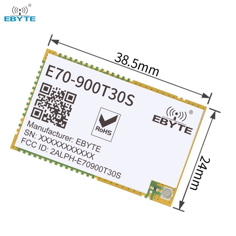 EBYTE E70 - 900T30S TI CC1310 chip UART Wireless Module Modbus RSSI 30dBm High - Speed Continuous Transmission IPX/Stamp Hole Antenna Module - IOT Module Shop Manufacturer Factory