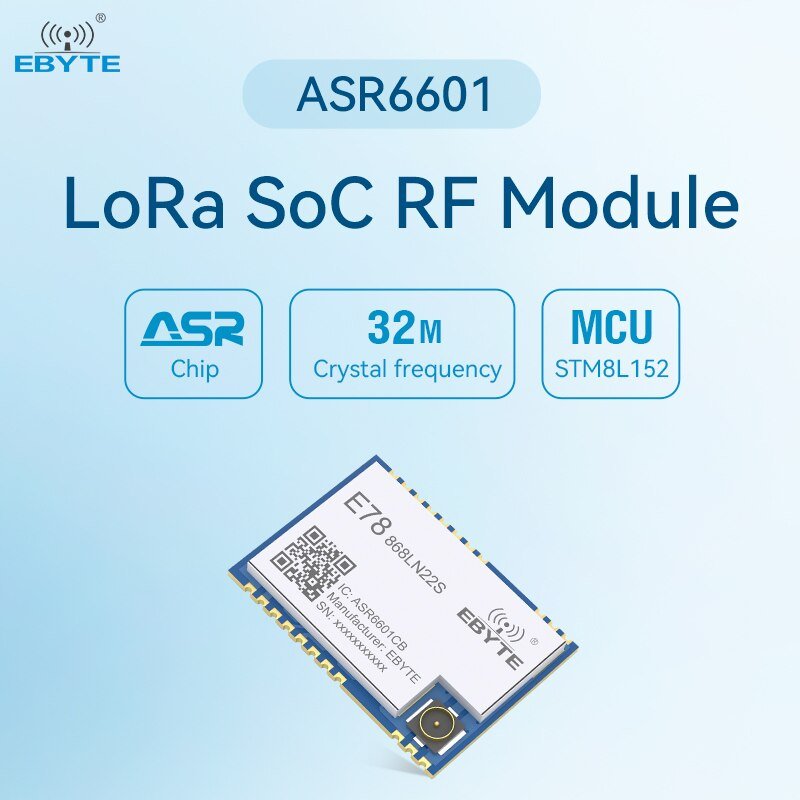 Audio Soc Module Ebyte E78-868LN22S(6601) ASR6601 LoRaWAN 868MHz SoC LoRa RF IoT ...