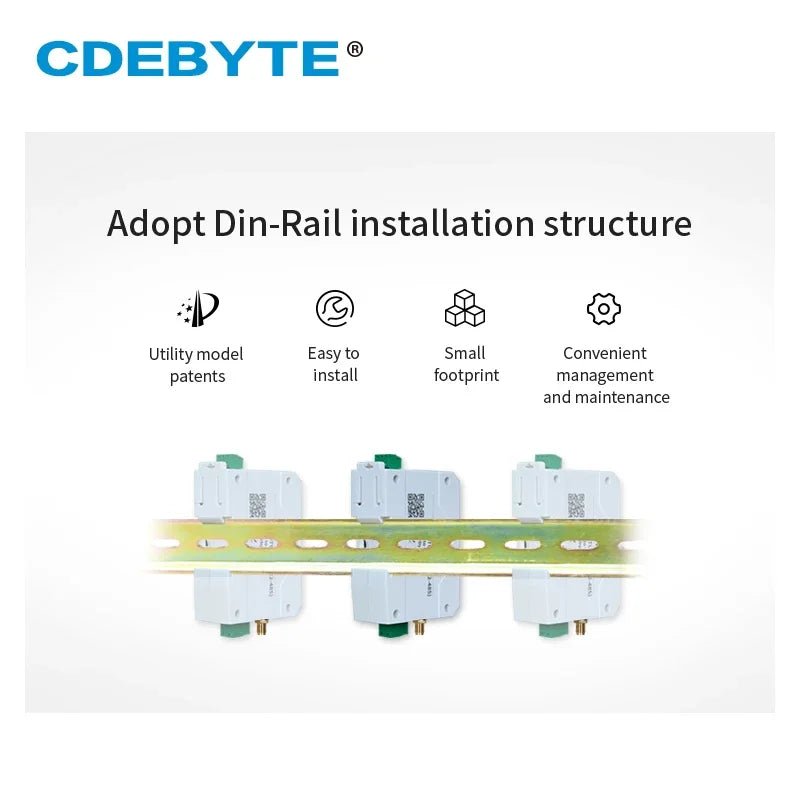 EBYTE E95 - DTU(400F30 - 485) Wireless Data Transmission Station 30dBm 5KM LoRa Industrial Grade GFSK DC 8～28V RS485 ModBus - IOT Module Shop Manufacturer Factory