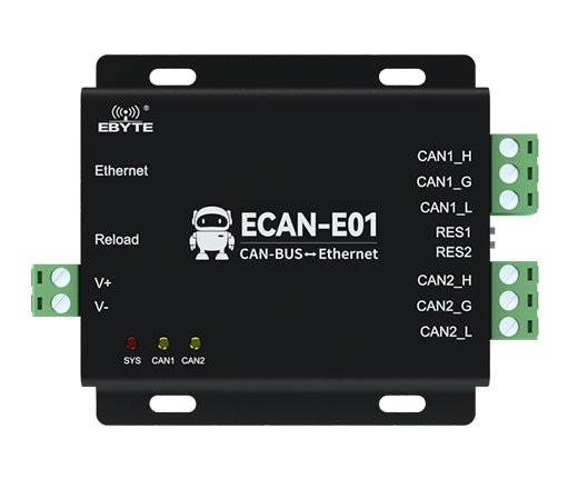 Ebyte ECAN-E01 8V~28VDC can-bus converter Support TCP UDP protocol modbus CAN-bus to Ethernet - EBYTE