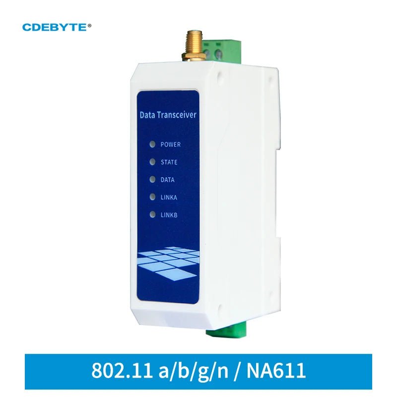 EBYTE NA611 RS485 to WIFI Dual Frequency Serial Server Device 802.11a/b/g/n 2.4G 5.8G DC8 - 28V Transceiver Transmitter Receiver - IOT Module Shop Manufacturer Factory