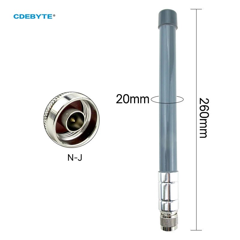 EBYTE TX915 - BLG - 26 915MHz Fiberglass Antenna High Gain 3dBi Omnidirectional Antenna N Male Connetctor Waterproof LoRa LoRaWan Antenna - IOT Module Shop Manufacturer Factory