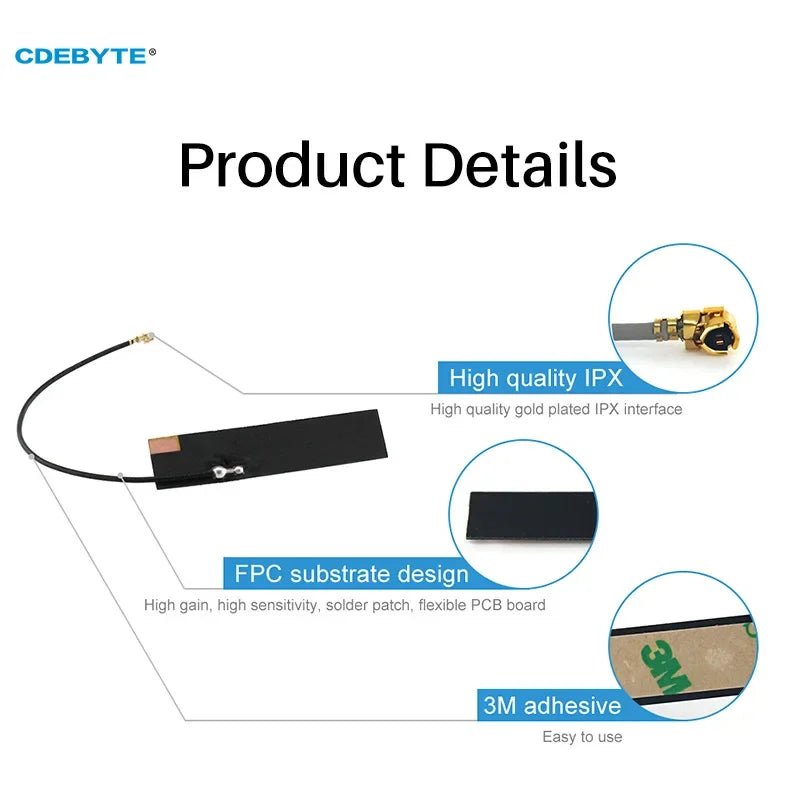Ebyte TX915 - FPC - 4510 915MHz 868MHz 2.0dBi Gain Wifi Antenna Omni Directional Antenna - IOT Module Shop Manufacturer Factory