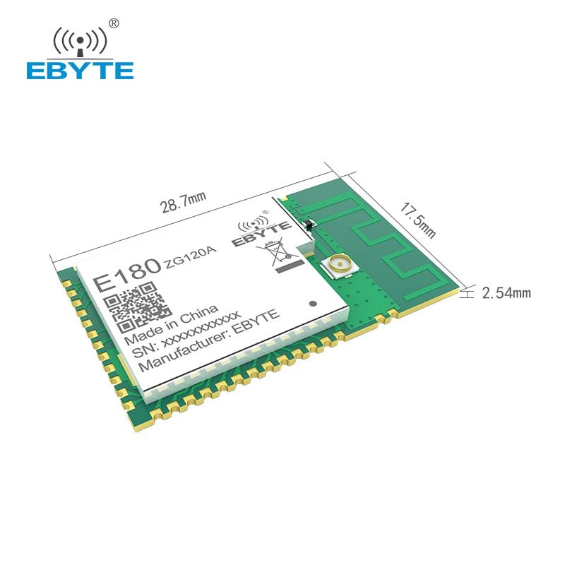 EFR32 Zigbee3.0 Wireless Module SoC 2.4GHz Long Range Data Transceiver Zigbee Touch Link For Smart Home System E180-ZG120A - EBYTE