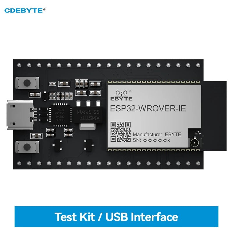 ESP32 Test Board CDEBYTE ESP32 - WROVER - IE - TB USB Interface 2.4~2.5GHz Support IEEE802.11b/g/n - IOT Module Shop Manufacturer Factory