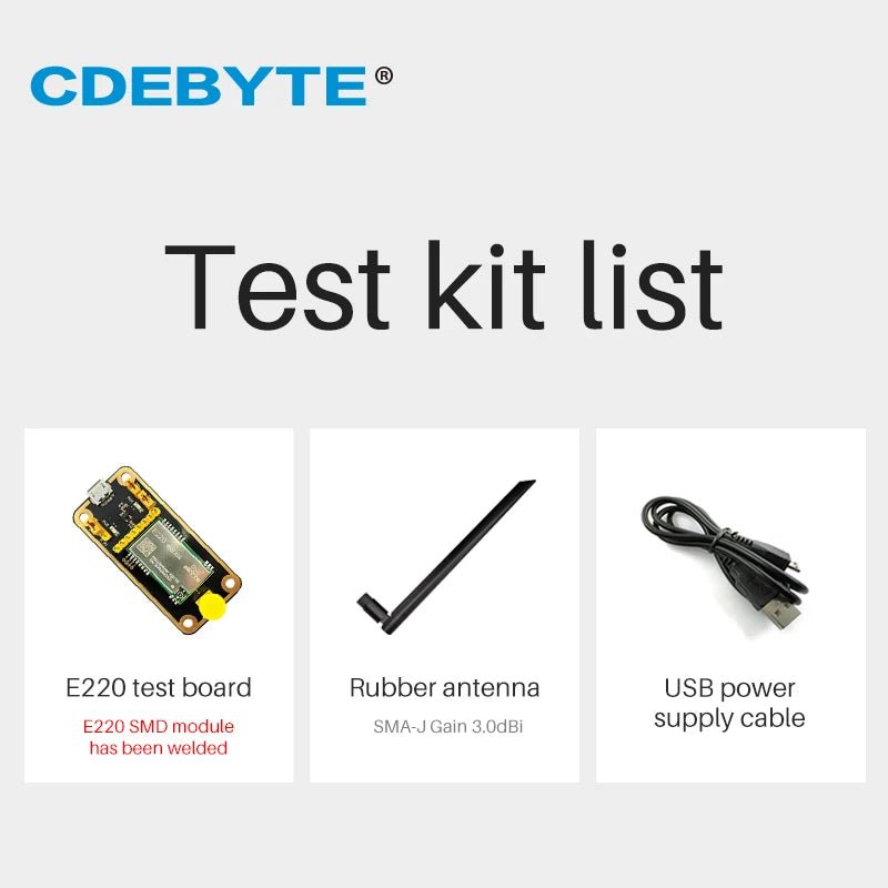 llcc68 lora module testing board cdebyte... LoRa Test Board LLCC68 Module 868MHz 915MHz Test Kit USB Interface and ...