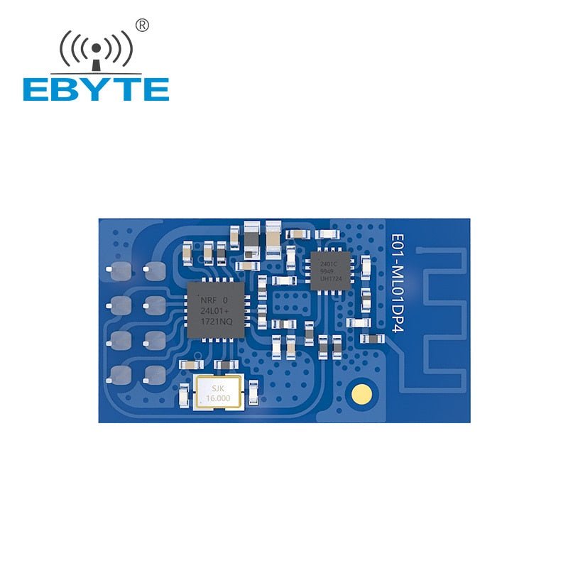 nRF24L01P 2.4GHz 20dBm Wireless Module Electronic Components Long Range E01-ML01DP4 IOT Smart Home SPI Interface Antenna PCB - EBYTE
