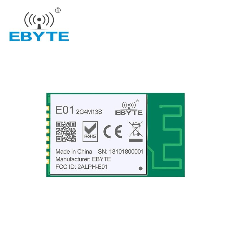 nRF24L01P Chips 2.4G Wireless Module Ebyte E01-2G4M13S IOT Electronic Components Wireless Transceiver Transmitter Receiver - EBYTE