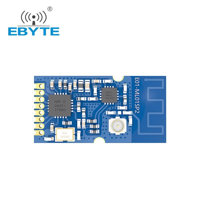 nRF24L01P Wireless Module EBYTE E01-ML01SP2 2.4GHz 20dBm IOT Electronic Components Transceiver Long Range IPEX Antenna PA LNA - EBYTE
