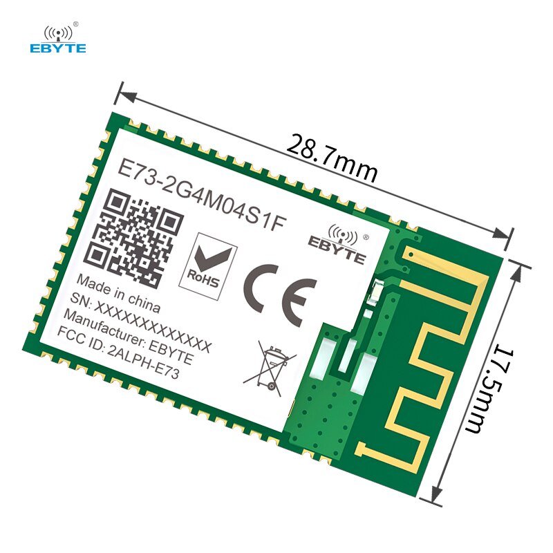 Blue Module nRF52811 BLE 5.1 Module SoC Module E73-2G4M04S1F PCB/IPEX Antenna SMD ...