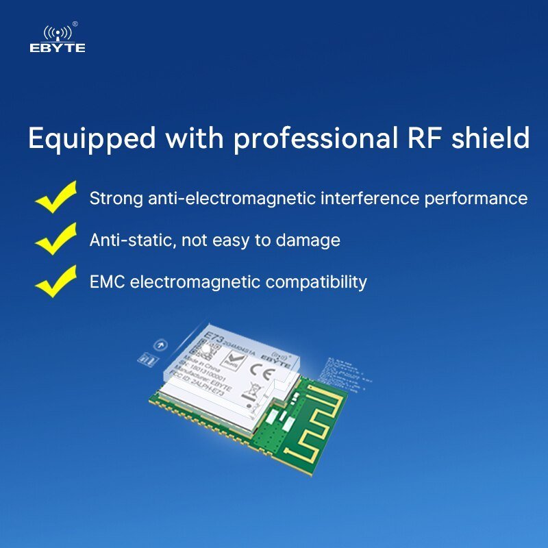 nRF52811 BLE 5.1 Module SoC Module E73 - 2G4M04S1FX IPEX Antenna SMD Package Low Power Consumption Blue - tooth Wireless Module - IOT Module Shop Manufacturer Factory