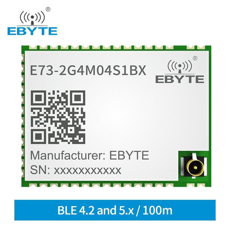nRF52832 BLE 4.2/5.0 Module Bluetooth Module 2.4GHz IPEX Antenna EBYTE E73 - 2G4M04S1BX SMD Transmitter rf Wireless Module - IOT Module Shop Manufacturer Factory