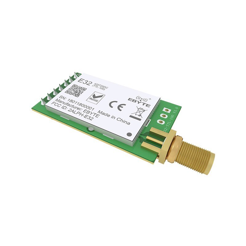 SX1278 LoRA UART RF Module 433MHz 20dBm Long Range 3km Transceiver ...