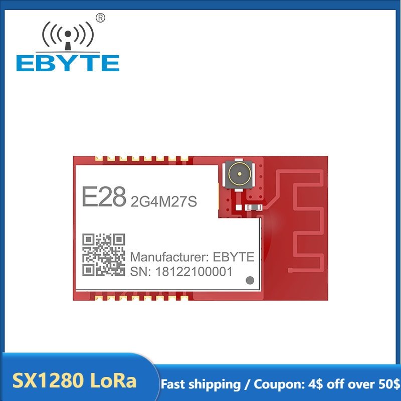 SX1280 LoRa BLE Development Board With PCB Antenna Small SMD 2.4GHz Wireless Module Long Range EBYTE E28-2G4M27S - EBYTE