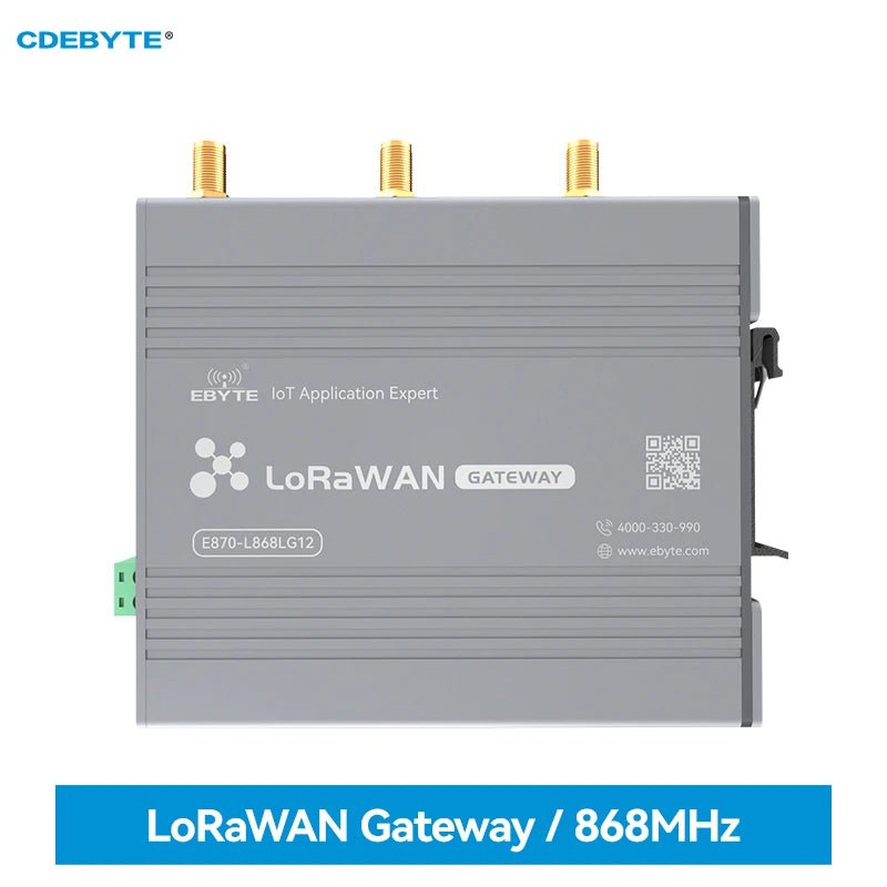 SX1302 868MHz Industrial LoRaWAN Gateway Half Duplex CDEBYTE E870 - L868LG12 27dBm 3km DC8~28V Multi Channel Wireless Gateway - IOT Module Shop Manufacturer Factory
