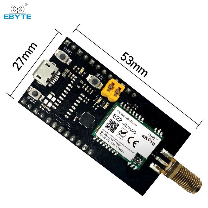 Test Board E22 - 400MBL - 01 LoRa Development Evaluation Kit E22 - 400M22S USB to TTL MCU STM8L151G4 - IOT Module Shop Manufacturer Factory