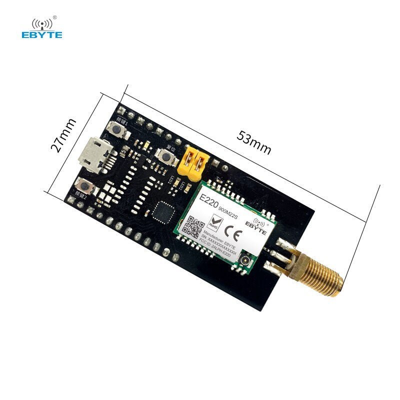 Test Board E220 - 900MBL - 01 E220 - 900M22S Development Evaluation Kit USB Interface to TTL Main Control MCU STM8L151G4 Easy Use - IOT Module Shop Manufacturer Factory