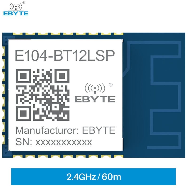 TLSR8253F512 Mesh Networking Module E104 - BT12LSP SIG UART SMD Ultra Small 19*13mm 10dBm 24MHz PCB FIFO 60 Byte Blue - tooth Module - IOT Module Shop Manufacturer Factory