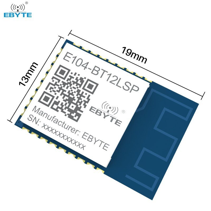 TLSR8253F512 Mesh Networking Module E104 - BT12LSP SIG UART SMD Ultra Small 19*13mm 10dBm 24MHz PCB FIFO 60 Byte Blue - tooth Module - IOT Module Shop Manufacturer Factory