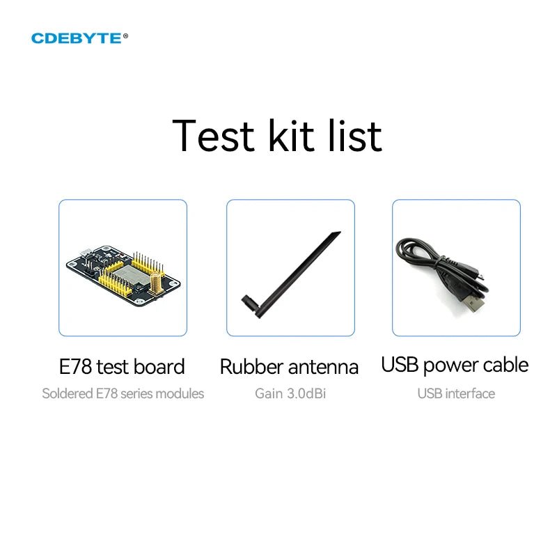 UART Wireless Module Test Board CDEBYTE E78 - 400TBL - 02 Pre - soldered E78 - 470LN22S(6601) For E78 Series USB Interface Test Kit - IOT Module Shop Manufacturer Factory