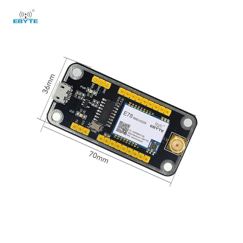 UART Wireless Module Test Board EBYTE E78 - 868TBL - 02 Pre - soldered E78 - 868LN22S(6601) For E78 Series USB Interface Test Kit - IOT Module Shop Manufacturer Factory