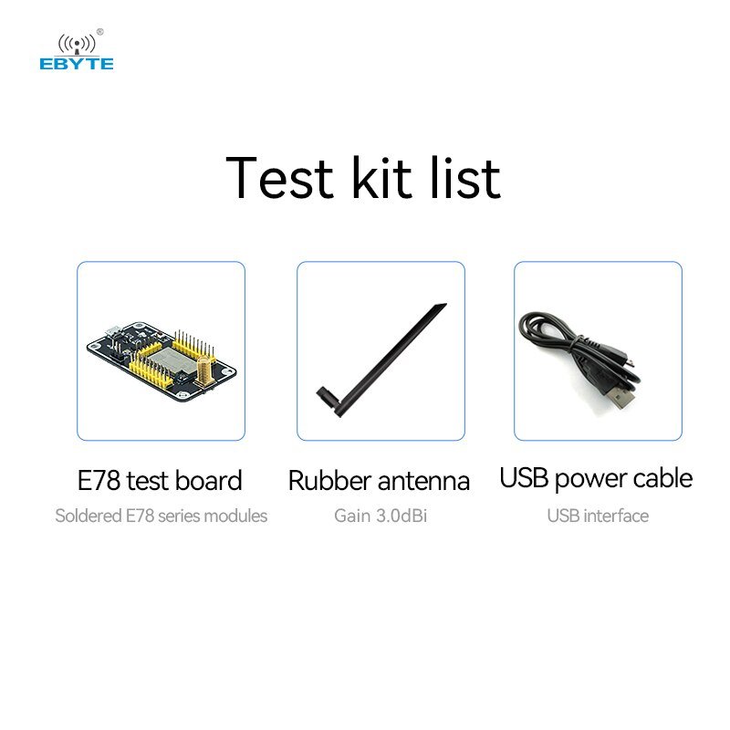 UART Wireless Module Test Board EBYTE E78 - 868TBL - 02 Pre - soldered E78 - 868LN22S(6601) For E78 Series USB Interface Test Kit - IOT Module Shop Manufacturer Factory