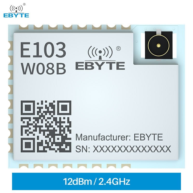 Wifi Module 2.4G Wifi E103 - W08B Dual ARM Core IPEX Antenna Low Power Consumption TCP HTTP Client MQTT Wireless Wifi Module - IOT Module Shop Manufacturer Factory