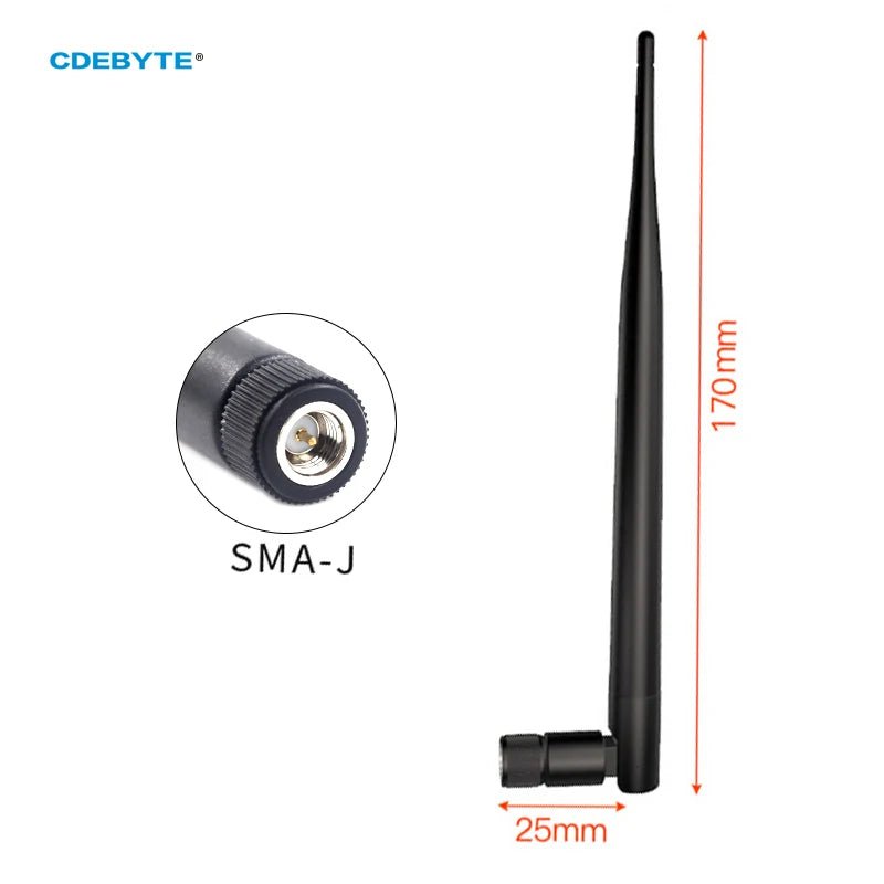Wifi Rubber Antenna 2.4/5.8G 5dBi Copper Tube Conductor Antenna Dipole ...