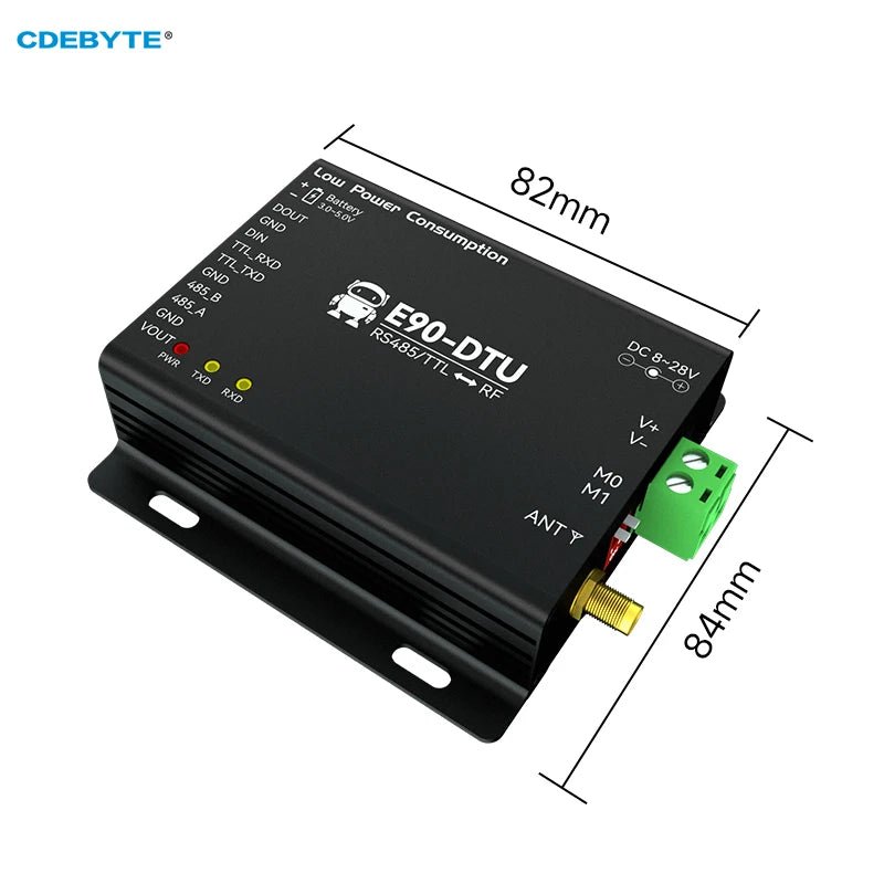 Wireless Digital Transmission Radio CDEBYTE E90 - DTU(400SL30L) Low Power RS485/TTL 30dBm 10km Modbus Slave Polling LoRa Radio - IOT Module Shop Manufacturer Factory