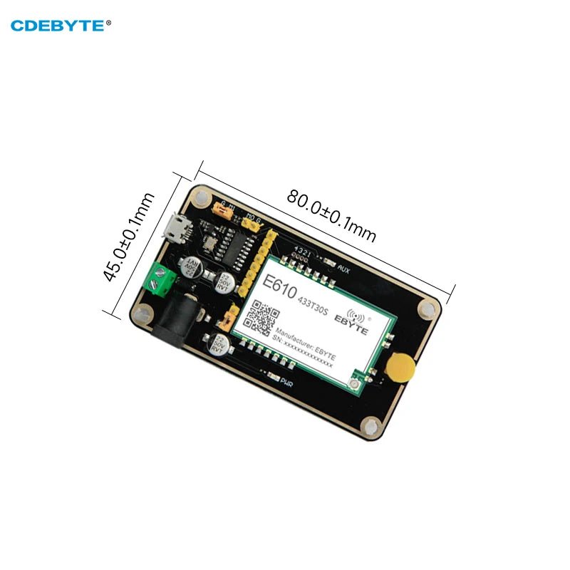 Wireless Module Test Board CDEBYTE E610 - 433TBH - 01 Pre Soldered E610 - 433T30S Module USB Interface - IOT Module Shop Manufacturer Factory